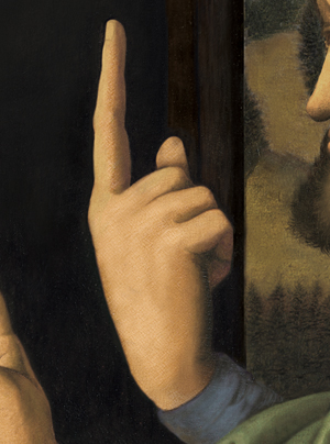 The Last Supper Restoration of Thomas-8